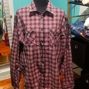 guess button down size XL